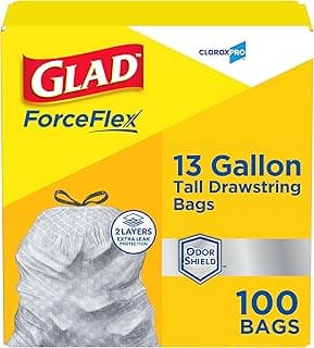 CloroxPro Glad ForceFlex Tall Drawstring Trash Bags