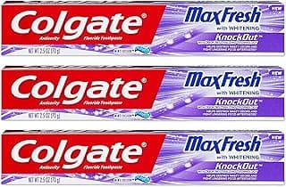 Colgate Max Fresh Knockout Gel Toothpaste, 2.5 Ounce Pack Of 3