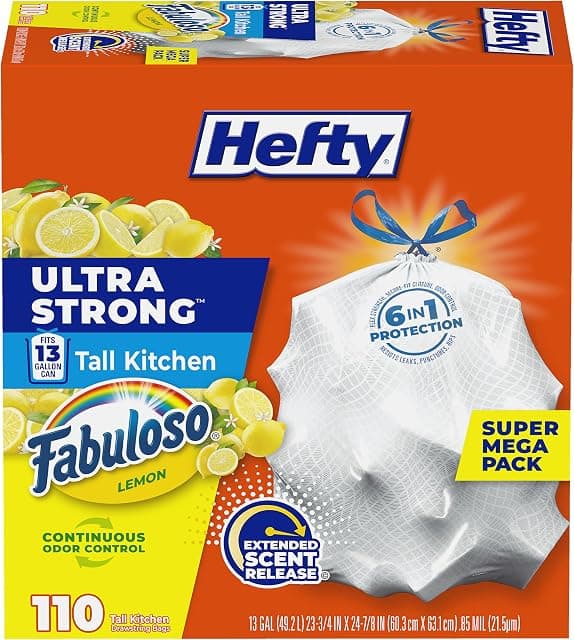 Hefty Ultra Strong 13 Gallon Trash Bags