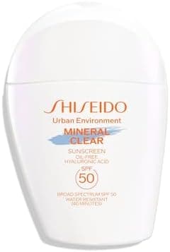 Shiseido Urban Environment Mineral Clear Sunscreen SPF 50…