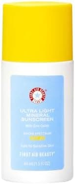 First Aid Beauty Weightless Liquid Mineral Sunscreen