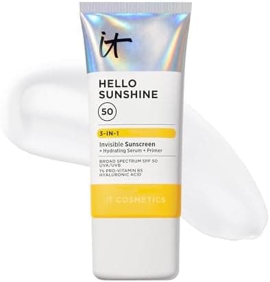 IT Cosmetics Hello Sunshine Invisible Sunscreen for Face SPF…