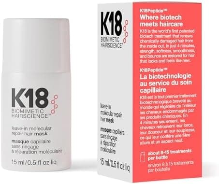 K18 Leave-In Molecular Repair Hair Mask - Peptide Hair…