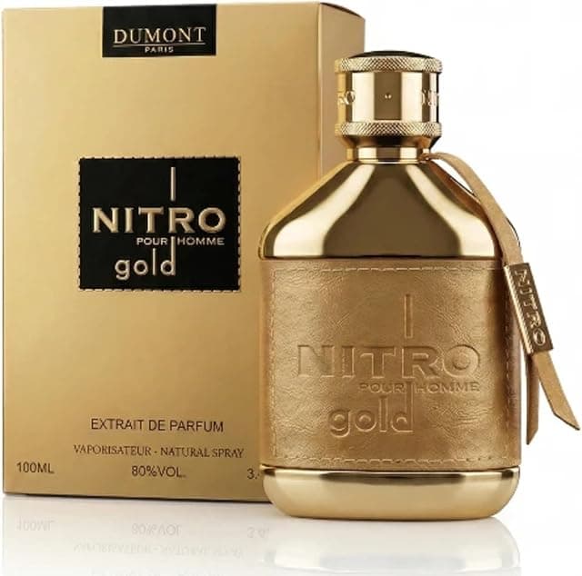 Dumont Nitro Gold Extrait De Parfum 3.4 Fl. Oz | Long Lasting…