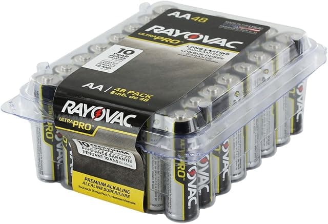 Rayovac Ultra Pro AL-AA-48 1.5V Alkaline Batteries - 48 Pack