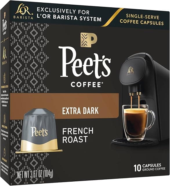 Barista Coffee Pods, 10 Count Peet's French Roast…