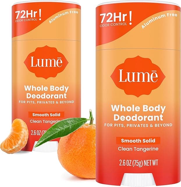 Lume Whole Body Deodorant - Smooth Solid Stick - 72 Hour Odor…