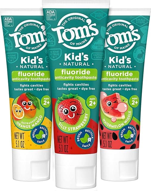 Tom's of Maine Anticavity Kids Natural Toothpaste Variety Pack